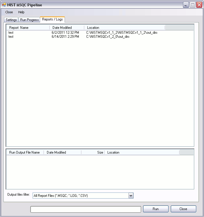 NIST MSQC Pipeline NIST MSQC Pipeline