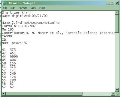 image of program output